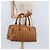 Borsa Boston MCM Logogram Vicetos in pelle PVC 2 in 1 marrone oro Auth am9555 D'oro - vista 21