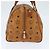 Borsa Boston MCM Logogram Vicetos in pelle PVC 2 in 1 marrone oro Auth am9555 D'oro - vista 3