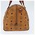 Borsa Boston MCM Logogram Vicetos in pelle PVC 2 in 1 marrone oro Auth am9555 D'oro - vista 4