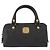 MCM Vicetos Logogram Mini Borsa a Mano in Pelle PVC Nera Oro Auth bs30228 Nero D'oro - vista 13