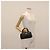 MCM Vicetos Logogram Mini Borsa a Mano in Pelle PVC Nera Oro Auth bs30228 Nero D'oro - vista 20