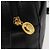 Borsa a Spalla Christian Dior in Pelle Nera e Oro Auth 146794 Nero D'oro - vista 10