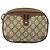 Borsa Sherry Line GG Supreme Web di GUCCI in PVC beige e oro 89 02 066 Auth BA7117 D'oro - vista 13