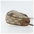 Borsa Sherry Line GG Supreme Web di GUCCI in PVC beige e oro 89 02 066 Auth BA7117 D'oro - vista 3