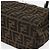 FENDI Zucca Canvas Mamma Baguette Tote Bag Schwarz Braun Auth 147540 - Ansicht 15