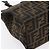 FENDI Zucca Canvas Mamma Baguette Tote Bag Schwarz Braun Auth 147540 - Ansicht 16