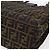 FENDI Zucca Canvas Mamma Baguette Tote Bag Schwarz Braun Auth 147540 - Ansicht 17