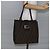 FENDI Zucca Canvas Mamma Baguette Tote Bag Schwarz Braun Auth 147540 - Ansicht 24