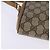 Bolsa de Ombro Gucci GG Supreme Web Sherry Line PVC Bege 116 02 089 Auth 148264 Dourado - vista 9
