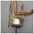 Borsa a Spalla Anagram LOEWE in Pelle Dorata Auth bs30180 D'oro - vista 20