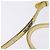 Borsa a Spalla Anagram LOEWE in Pelle Dorata Auth bs30180 D'oro - vista 9