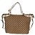 Gucci Borsa tote GG Canvas Horsebit 2way Beige Oro 232949 Auth 146265 D'oro - vista 13