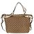 Gucci Borsa tote GG Canvas Horsebit 2way Beige Oro 232949 Auth 146265 D'oro - vista 2