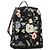 Zaino GUCCI flora in tela nera e argento 353476 Auth bs29799 Nero