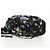 Zaino GUCCI flora in tela nera e argento 353476 Auth bs29799 Nero - vista 3