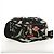 Zaino GUCCI flora in tela nera e argento 353476 Auth bs29799 Nero - vista 4