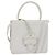 Borsa a mano LOEWE Barcellona in pelle 2 in 1 bianco oro Auth 147666 D'oro