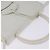 Borsa a mano LOEWE Barcellona in pelle 2 in 1 bianco oro Auth 147666 D'oro - vista 6