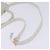Borsa a mano LOEWE Barcellona in pelle 2 in 1 bianco oro Auth 147666 D'oro - vista 9