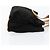 Céline Bolsa de mão Celine C Sulky em camurça preta prata autêntica 147956 Preto - vista 3