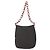 Borsa a spalla con catena Prada in nylon marrone Auth bs29917 - vista 13