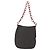 Borsa a spalla con catena Prada in nylon marrone Auth bs29917 - vista 2
