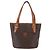 Céline CELINE Macadam Canvas Tote Bag aus PVC-Leder Braun Auth BA6719 - Ansicht 13