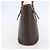 Céline CELINE Macadam Canvas Tote Bag aus PVC-Leder Braun Auth BA6719 - Ansicht 3