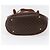 Céline CELINE Macadam Canvas Tote Bag aus PVC-Leder Braun Auth BA6719 - Ansicht 5