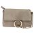 Chloé Borsa a Spalla Chloe Fay in Pelle Scamosciata Beige Auth BA6827 - vista 13