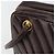 Borsa a Spalla V stitch CHANEL in Pelle di Agnello Marrone Oro CC Auth bs29893 D'oro - vista 9