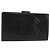 CHANEL Langer Geldbeutel aus Lammleder Schwarz CC Auth am9206