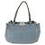 VALENTINO Borsa a mano in pelle 2 in 1 Blu Oro Auth BA6602 D'oro - vista 13