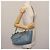 VALENTINO Borsa a mano in pelle 2 in 1 Blu Oro Auth BA6602 D'oro - vista 23