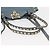 VALENTINO Borsa a mano in pelle 2 in 1 Blu Oro Auth BA6602 D'oro - vista 7