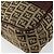 FENDI Zucchino Canvas Tote Bag Braun Gold Auth 146282 Golden - Ansicht 16