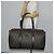 Borsa Boston in tela Zucca FENDI PVC nera e marrone Auth 144233 Nero - vista 23