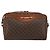 Céline Borsa a Spalla in Tela Macadam CELINE in Pelle PVC Marrone Oro Auth 153388 D'oro - vista 13