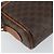 Céline Borsa a Spalla in Tela Macadam CELINE in Pelle PVC Marrone Oro Auth 153388 D'oro - vista 16