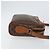 Céline Borsa a Spalla in Tela Macadam CELINE in Pelle PVC Marrone Oro Auth 153388 D'oro - vista 3