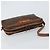 Céline Borsa a Spalla in Tela Macadam CELINE in Pelle PVC Marrone Oro Auth 153388 D'oro - vista 6