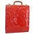 LOUIS VUITTON Borsa Tote Stanton Monogram Vernis Rossa M91078 LV Auth 153523 Rosso