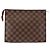 LOUIS VUITTON Poche Toilette 26 Damier Ebene N47543 Auth LV 147199 - vista 2