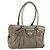 Borsa Tote Gancini in pelle Salvatore Ferragamo oro argento Auth BA6588 D'oro