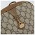 Borsa a Spalla GUCCI GG Plus Supreme PVC Beige Oro Auth bs31626 D'oro - vista 14