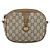 Borsa a Spalla GUCCI GG Plus Supreme PVC Beige Oro Auth bs31626 D'oro - vista 2