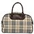Burberry Borsa Tote Nova Check in nylon beige e argento Auth BA8239 - vista 2