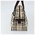 Burberry Borsa Tote Nova Check in nylon beige e argento Auth BA8239 - vista 4