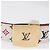 LOUIS VUITTON Multicolor LV Cut Gürtel Weiß M9682W Authentisch LV 156683V - Ansicht 5