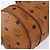 Borsa a Spalla MCM Logogram Vicetos in Pelle PVC Marrone Oro Auth BA8641 D'oro - vista 11